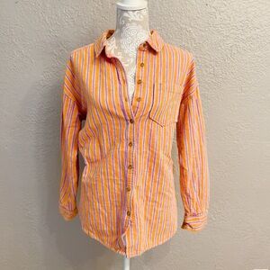 Pilcro by Anthropologie Striped Button-Down Shirt – Women’s XS